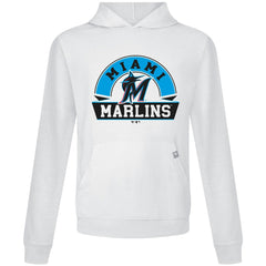 Miami Marlins Levelwear Relay Banner Arch Pullover Hoodie Outlet