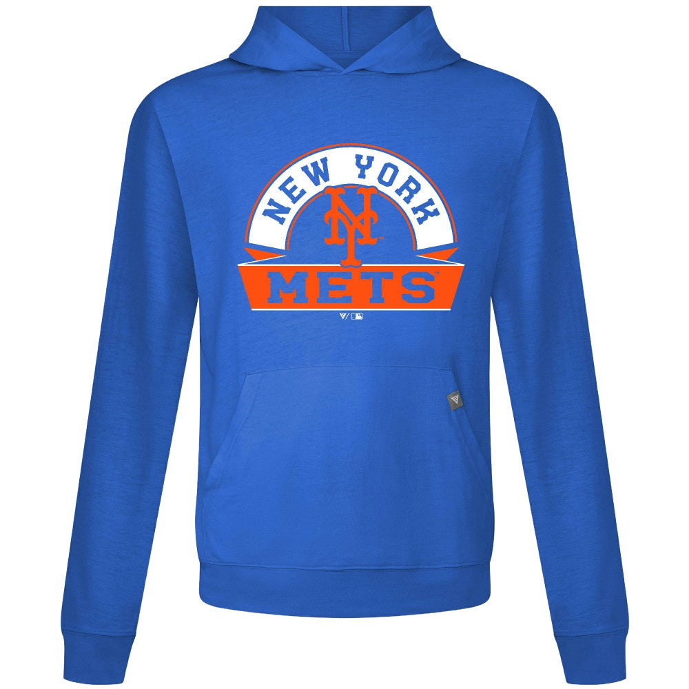 New York Mets Levelwear Relay Banner Arch Pullover Hoodie for sale