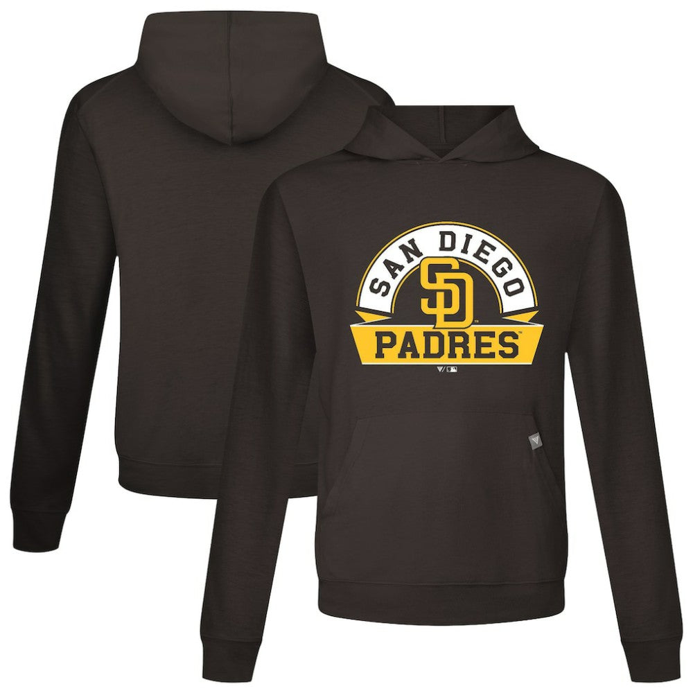 San Diego Padres Levelwear Relay Banner Arch Pullover Hoodie Sale
