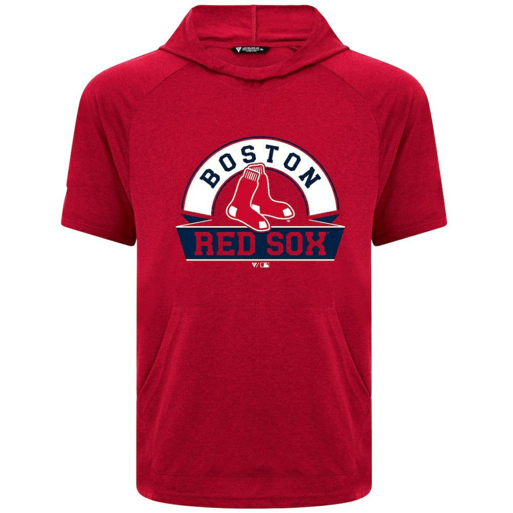 Boston Red Sox Levelwear Phase Banner Arch Hoodie T-Shirt Discount