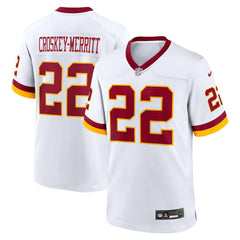 Jacory Croskey-Merritt Washington Commanders Game Super Bowl Era Jersey - White - Nike