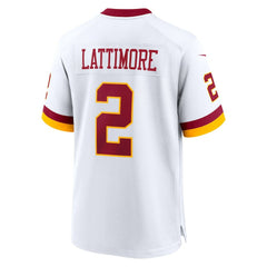 Marshon Lattimore Washington Commanders Game Super Bowl Era Jersey - White - Nike