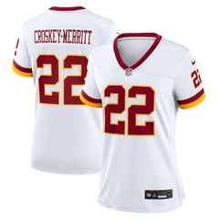 Jacory Croskey-Merritt Washington Commanders Women's Game Super Bowl Era Jersey - White - Nike