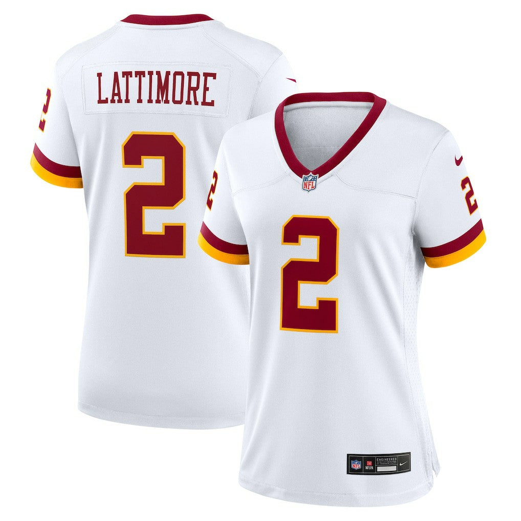 Marshon Lattimore Washington Commanders Women's Game Super Bowl Era Jersey - White - Nike