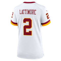 Marshon Lattimore Washington Commanders Women's Game Super Bowl Era Jersey - White - Nike