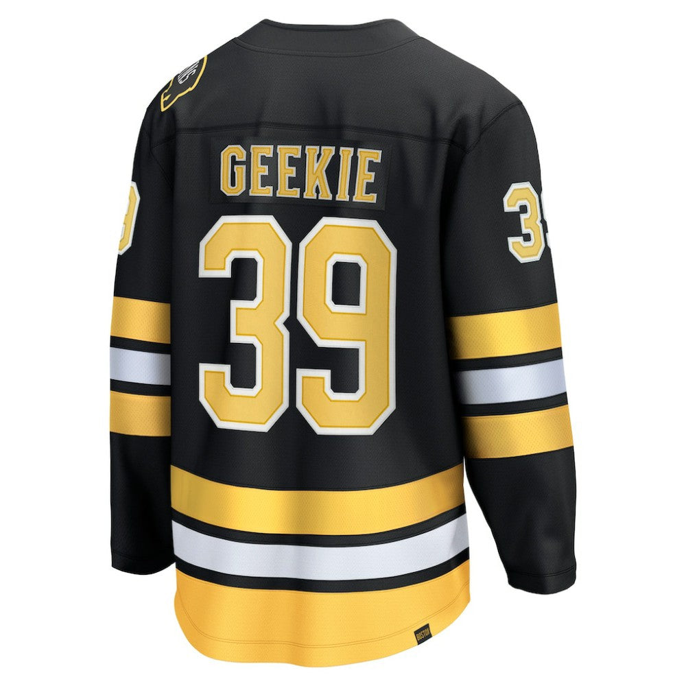 Morgan Geekie Boston Bruins Fanatics Home Breakaway Player Jersey - Black | Fanatics Clearance
