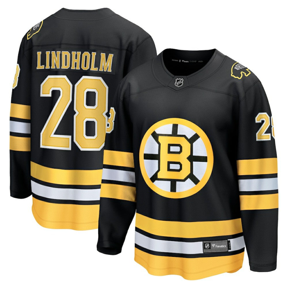 Elias Lindholm Boston Bruins Fanatics Home Breakaway Player Jersey - Black | Fanatics Clearance