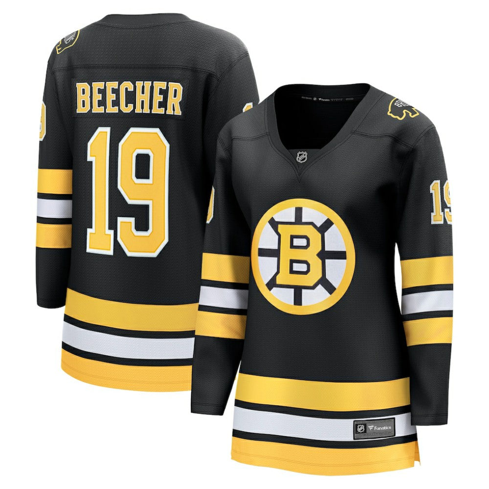 John Beecher Boston Bruins Fanatics Women's Home Breakaway Player Jersey - Black | Fanatics sale