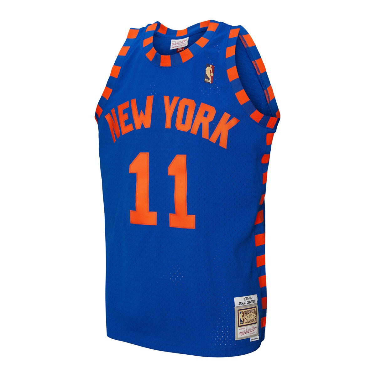 Mitchell & Ness Jamal Crawford New York Knicks 2005/06 Hardwood Classics Swingman Jersey Blue