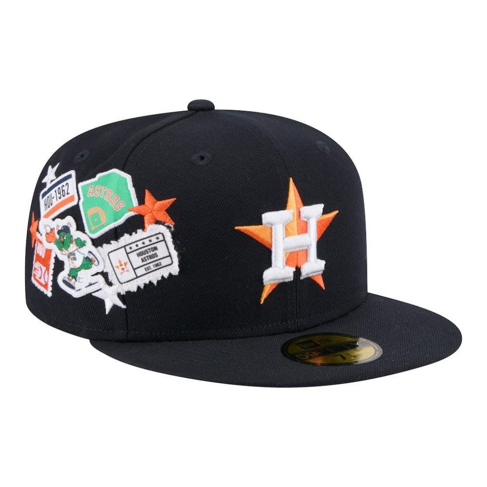 Houston Astros New Era City Patch 59FIFTY Fitted Hat Discount