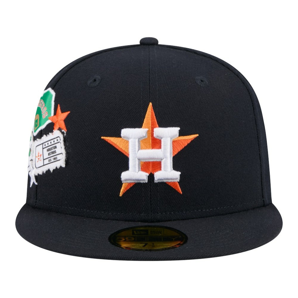 Houston Astros New Era City Patch 59FIFTY Fitted Hat Discount