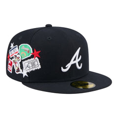 Atlanta Braves New Era City Patch 59FIFTY Fitted Hat Sale