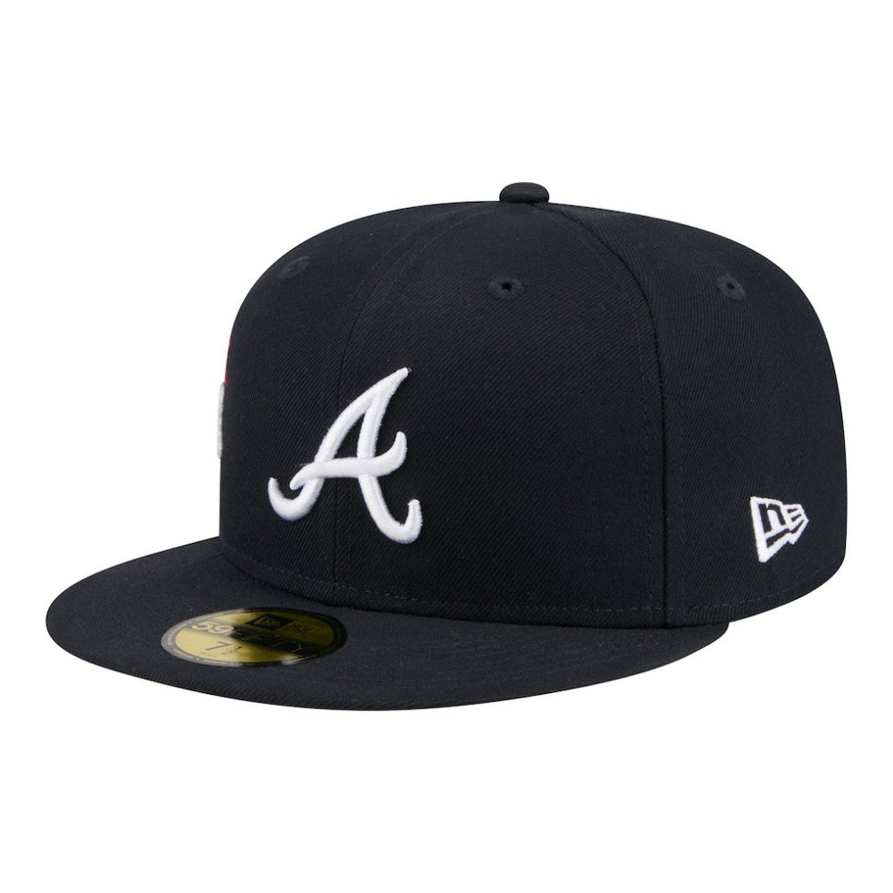 Atlanta Braves New Era City Patch 59FIFTY Fitted Hat Sale