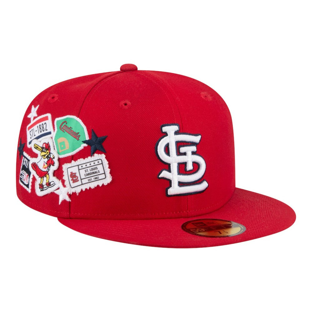St. Louis Cardinals New Era City Patch 59FIFTY Fitted Hat Outlet