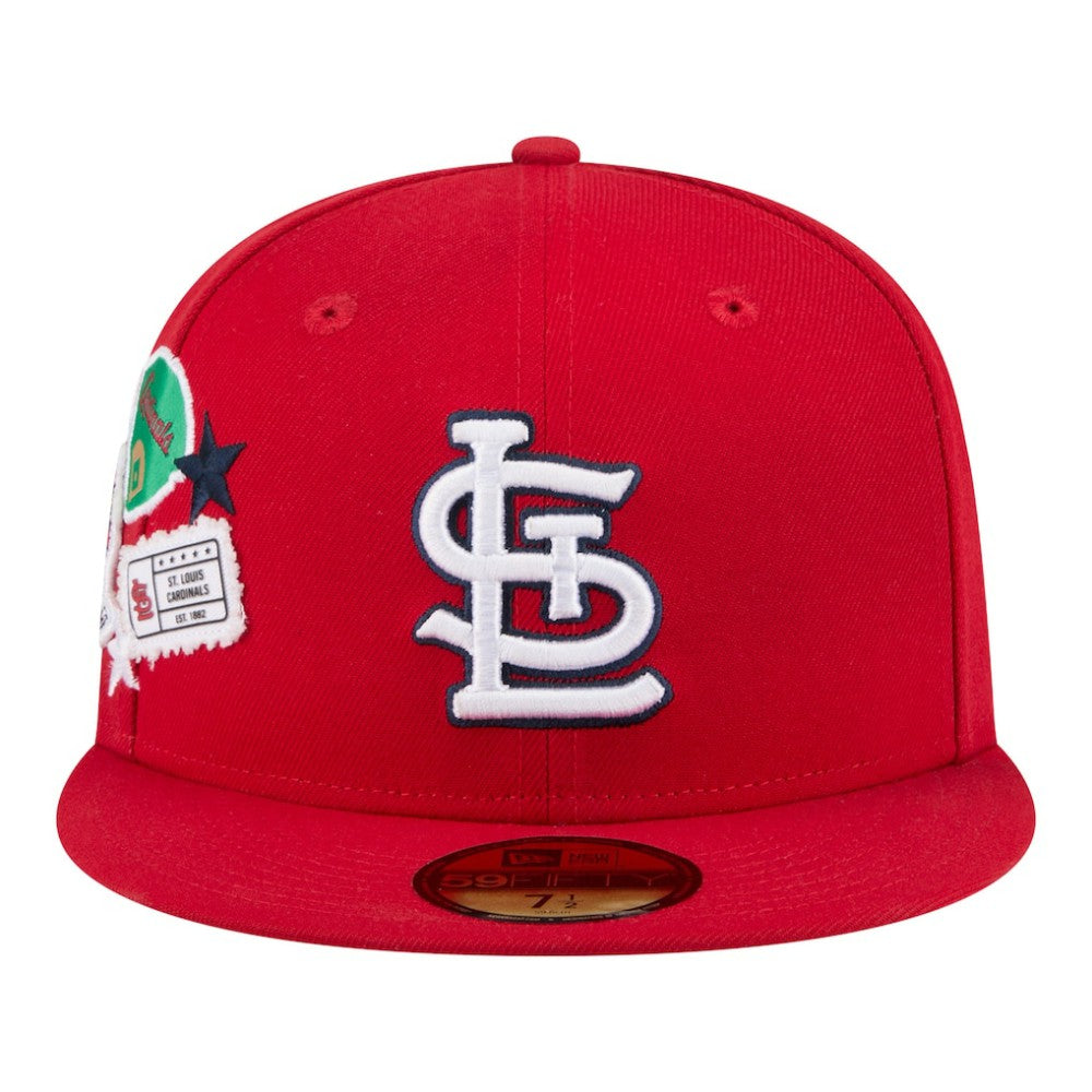 St. Louis Cardinals New Era City Patch 59FIFTY Fitted Hat Outlet