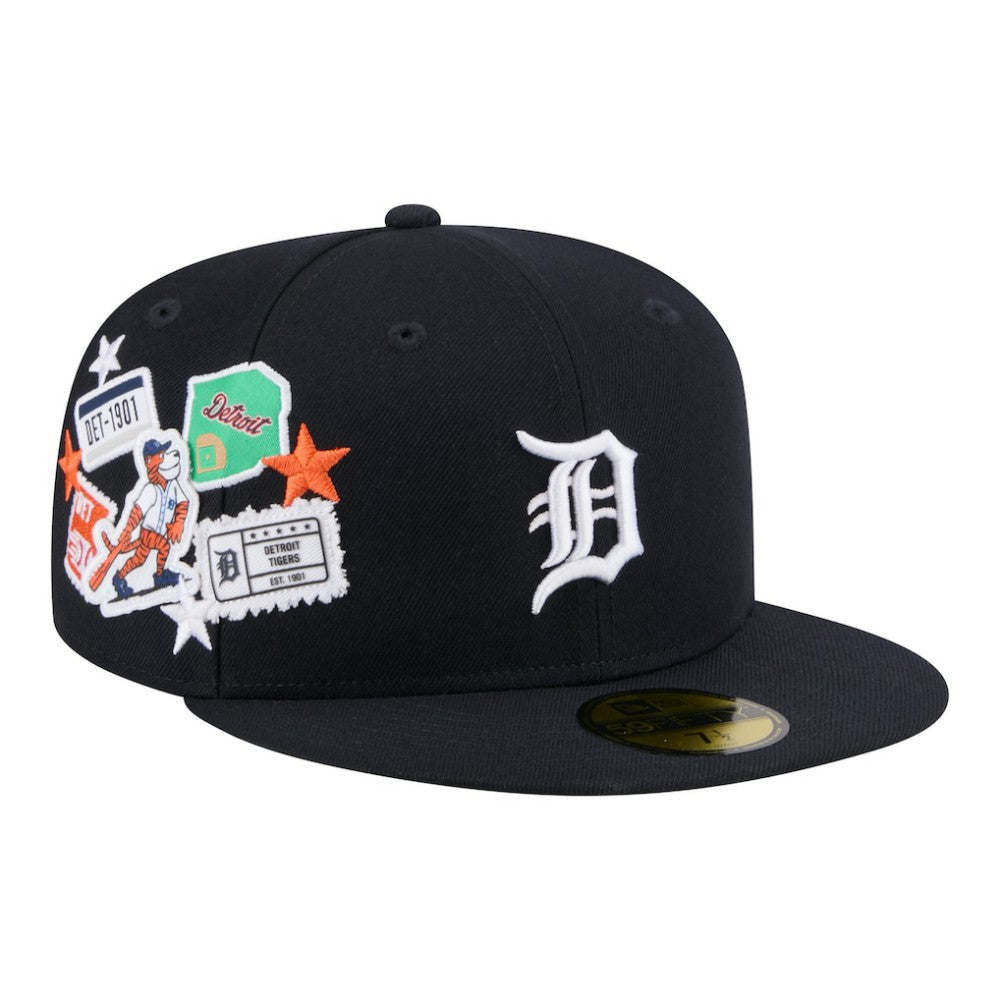 Detroit Tigers New Era City Patch 59FIFTY Fitted Hat Outlet