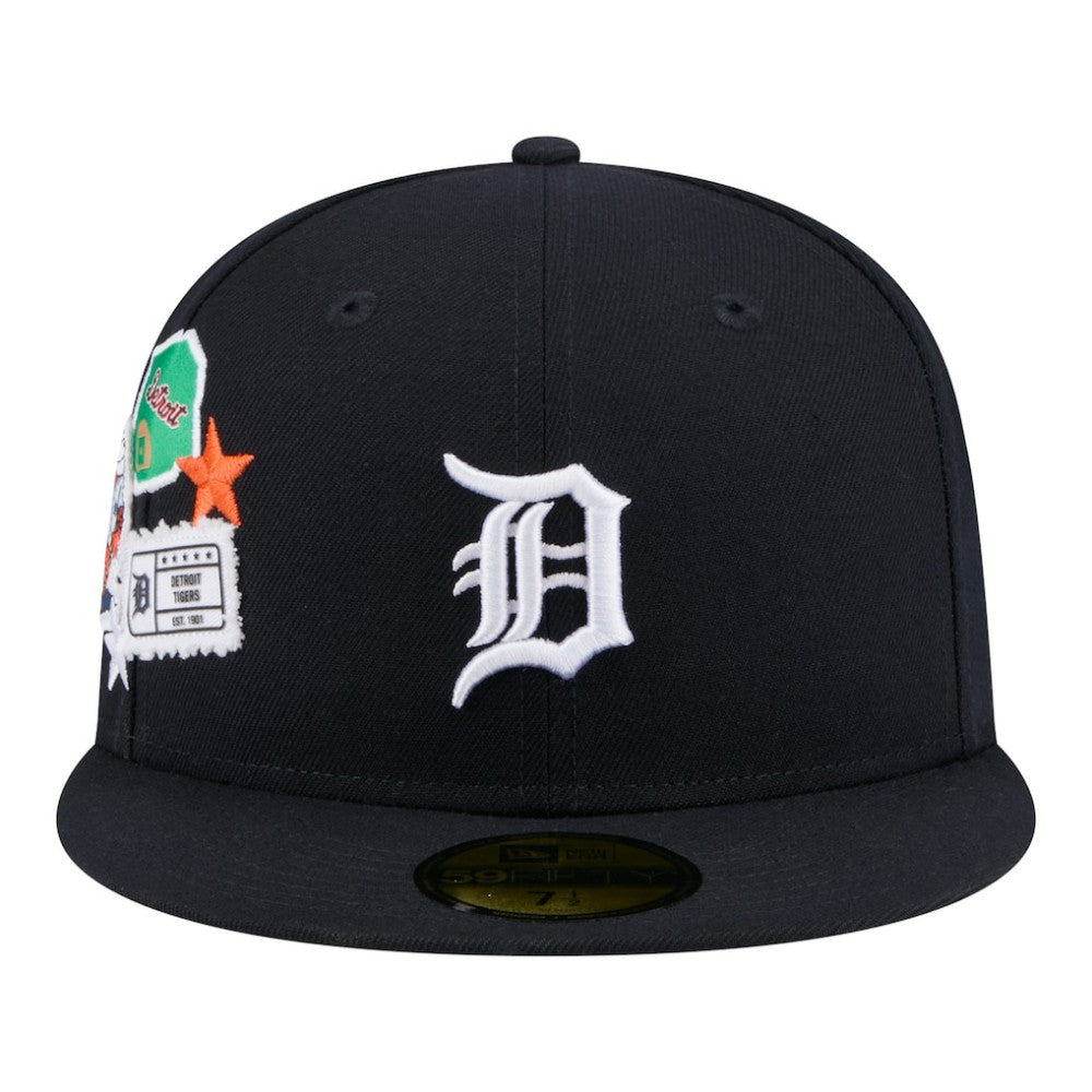 Detroit Tigers New Era City Patch 59FIFTY Fitted Hat Outlet