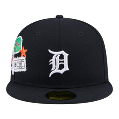 Detroit Tigers New Era City Patch 59FIFTY Fitted Hat Outlet