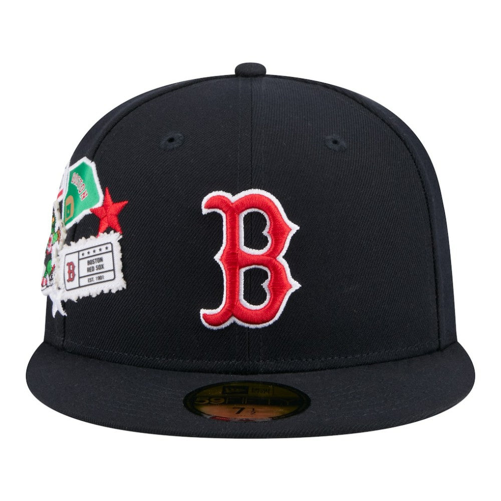 Boston Red Sox New Era City Patch 59FIFTY Fitted Hat Sale