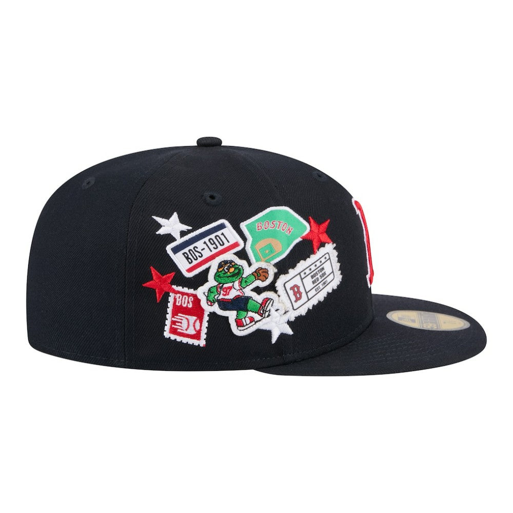 Boston Red Sox New Era City Patch 59FIFTY Fitted Hat Sale