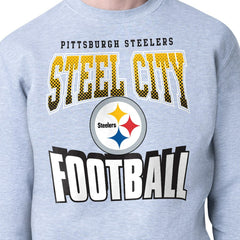 Pittsburgh Steelers Starter Comic Style Sweatshirt - Gray - NFL