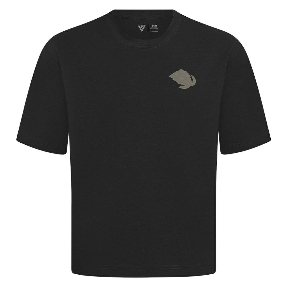 Utah Mammoth Levelwear Copper Oversized Luxe Signature Knit T-Shirt - Black | NHL sale