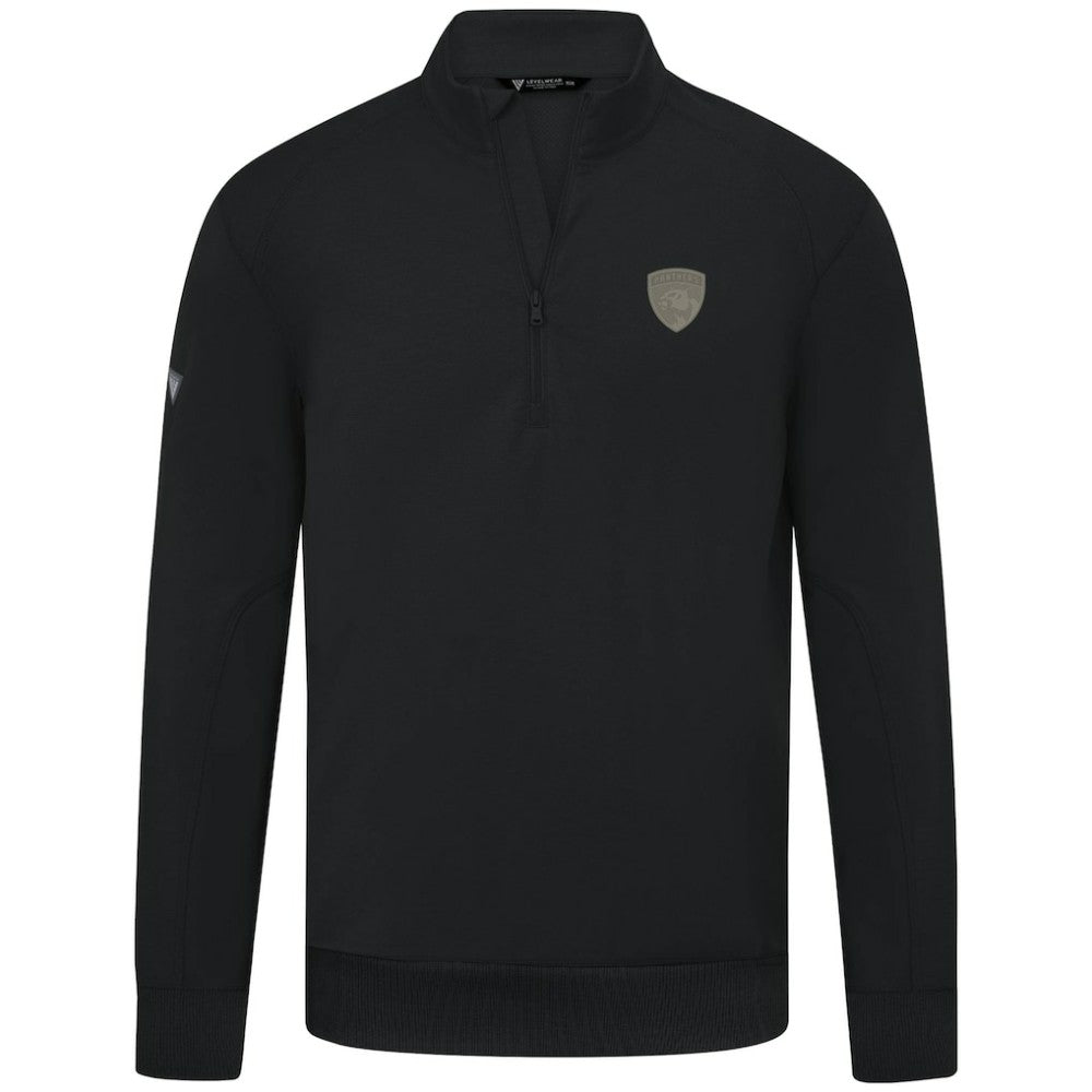 Florida Panthers Levelwear Copper Upright Quarter-Zip Pullover - Black | NHL near me