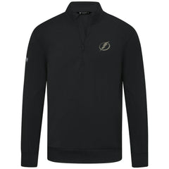 Tampa Bay Lightning Levelwear Copper Upright Quarter-Zip Pullover - Black | NHL sale