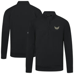 Washington Capitals Levelwear Copper Upright Quarter-Zip Pullover - Black | NHL on sale