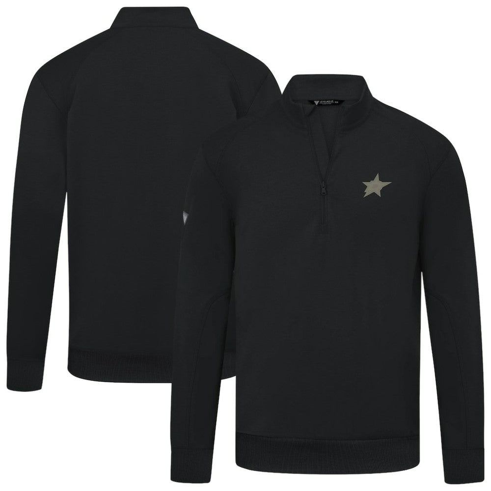 Dallas Stars Levelwear Copper Upright Quarter-Zip Pullover - Black | NHL discount