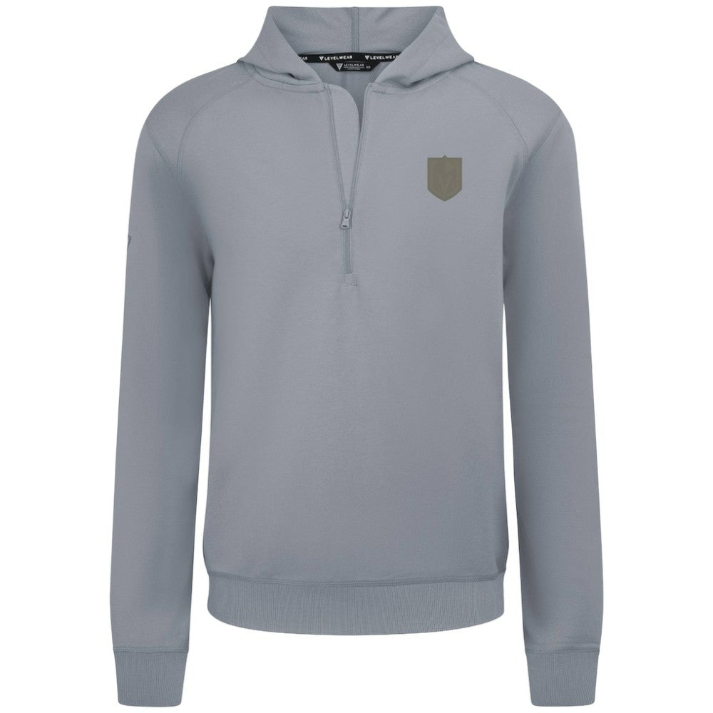 Vegas Golden Knights Levelwear Technic Quarter-Zip Pullover Hoodie - Gray | NHL near me