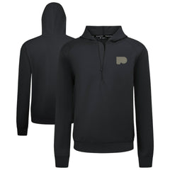 Philadelphia Flyers Levelwear Technic Quarter-Zip Pullover Hoodie - Black | NHL discount