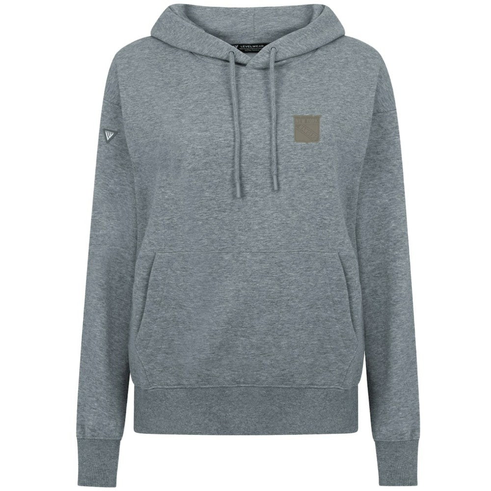 New York Rangers Levelwear Women's Adorn Copper Hoodie - Gray | NHL sale