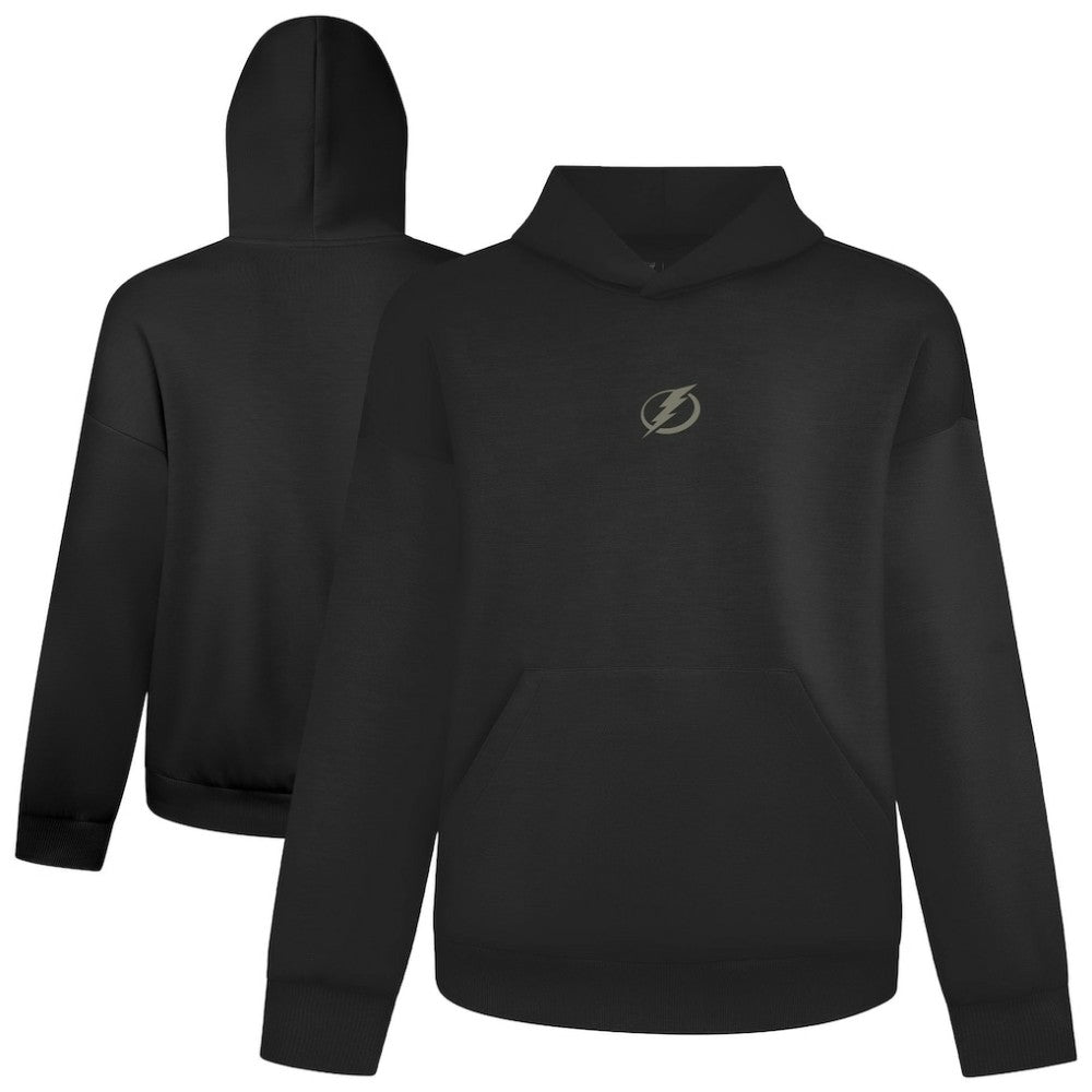 Tampa Bay Lightning Levelwear Luxe Signature Copper Hoodie - Black | NHL Lifestyle