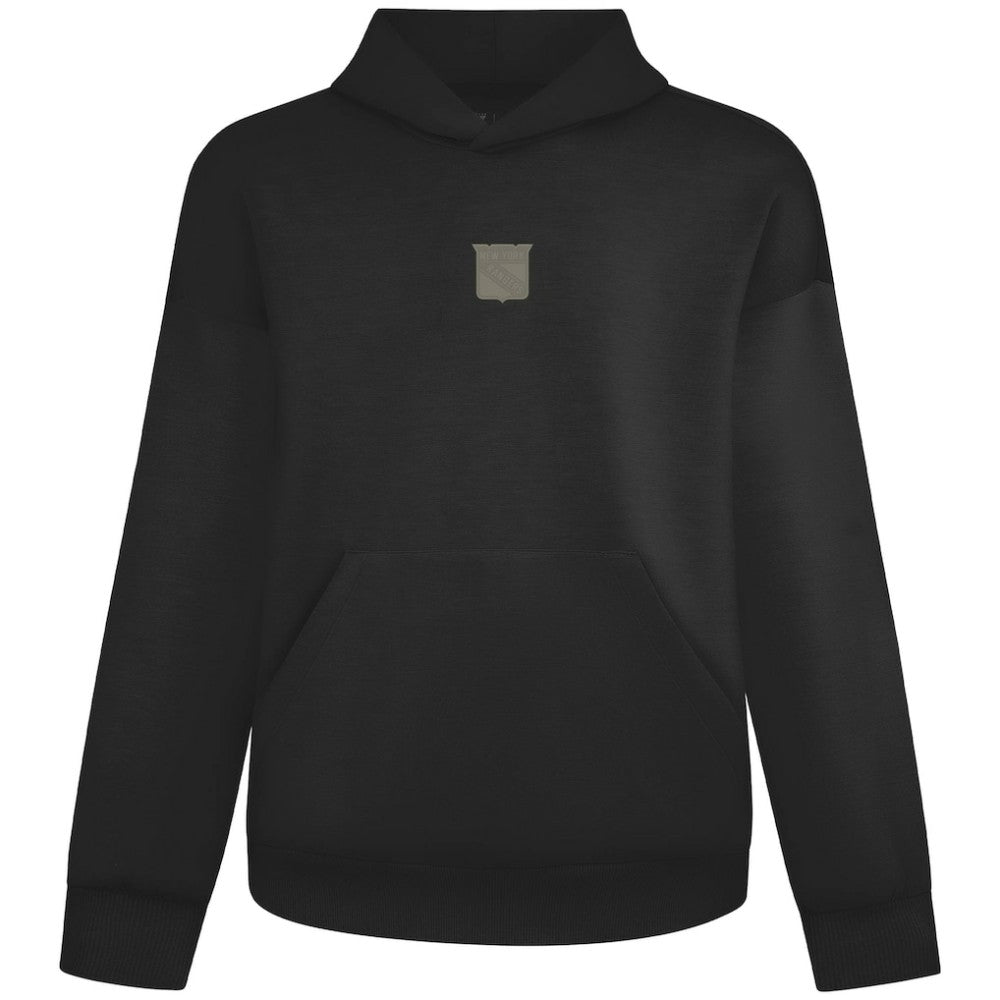 New York Rangers Levelwear Luxe Signature Copper Hoodie - Black | NHL near me