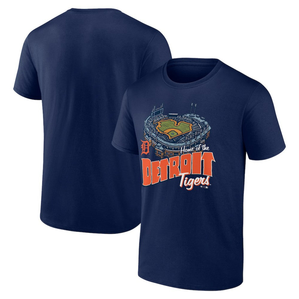 Detroit Tigers Navy Home Stadium T-Shirt Near Me