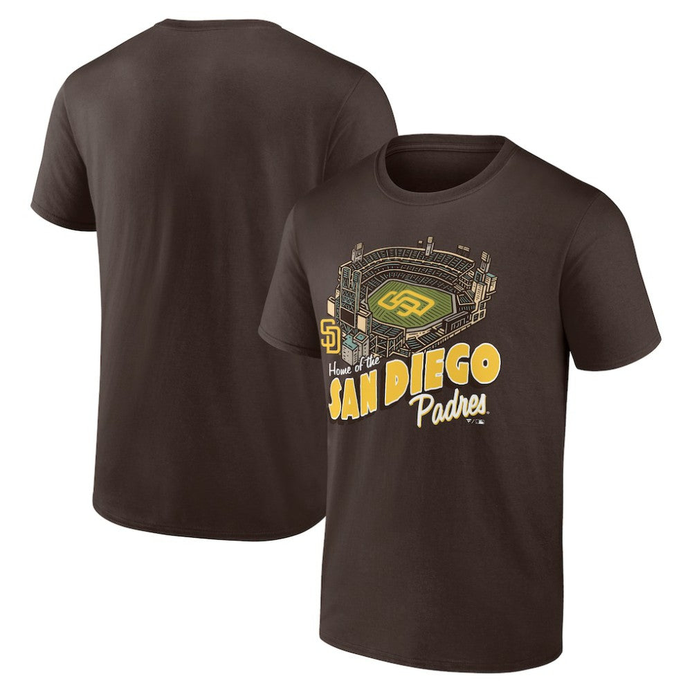 San Diego Padres Brown Home Stadium T-Shirt Discount