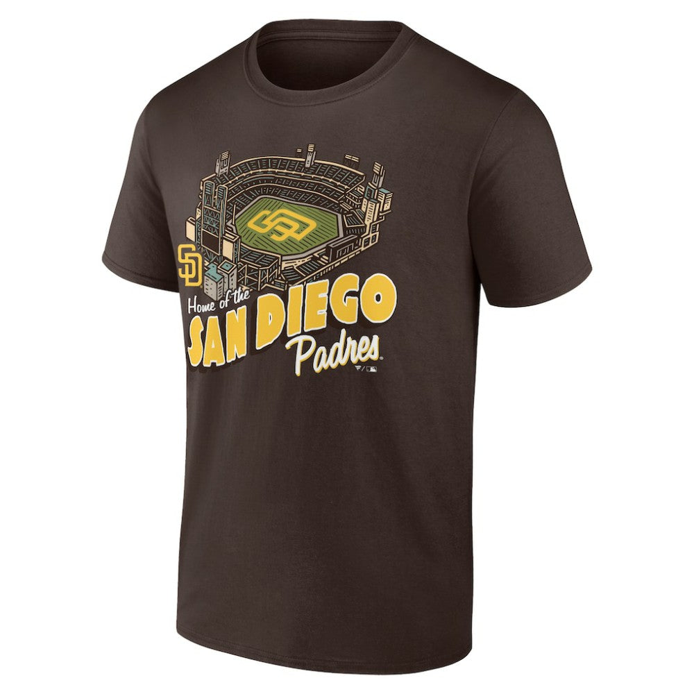 San Diego Padres Brown Home Stadium T-Shirt Discount