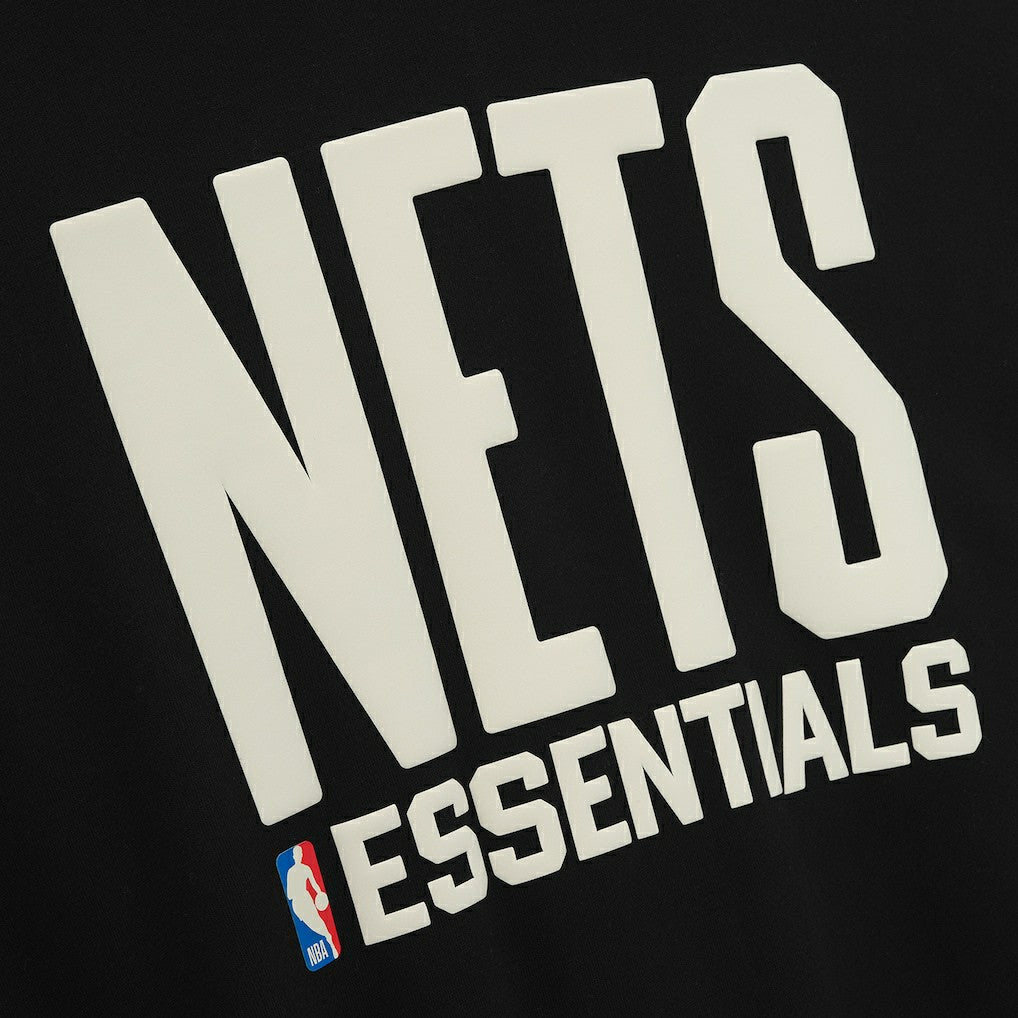 Brooklyn Nets Fear of God x NBA Macao Sport Fit Hoodie Black/Heather Gray