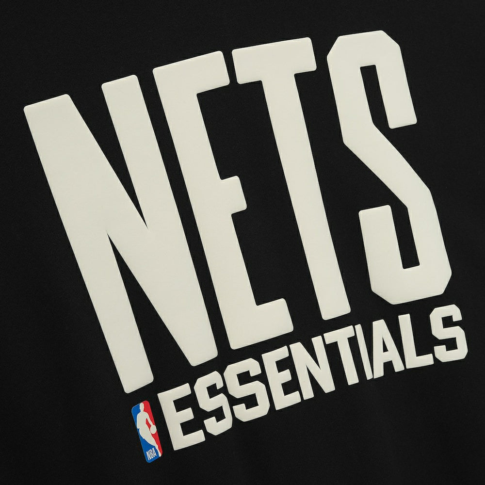 Brooklyn Nets Fear of God x NBA Macao Sport Fit Hoodie Black/Heather Gray