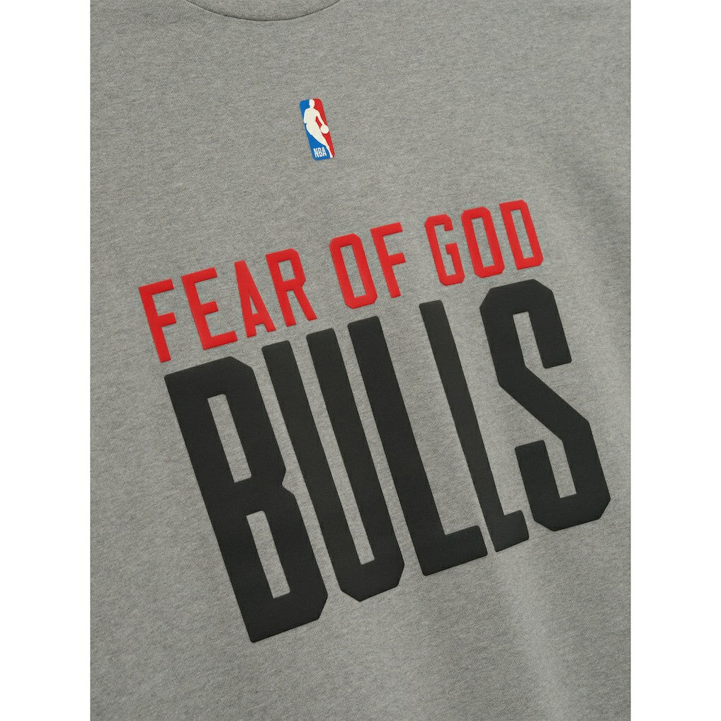 Chicago Bulls Fear of God x NBA Unisex 90s T-Shirt Heather Gray