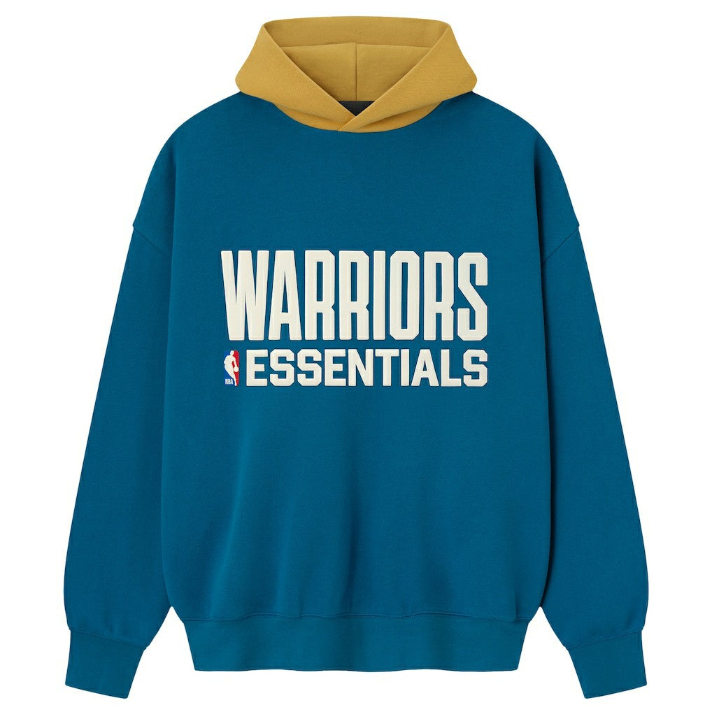 Golden State Warriors Fear of God x NBA Unisex Sport Hoodie Royal/Gold