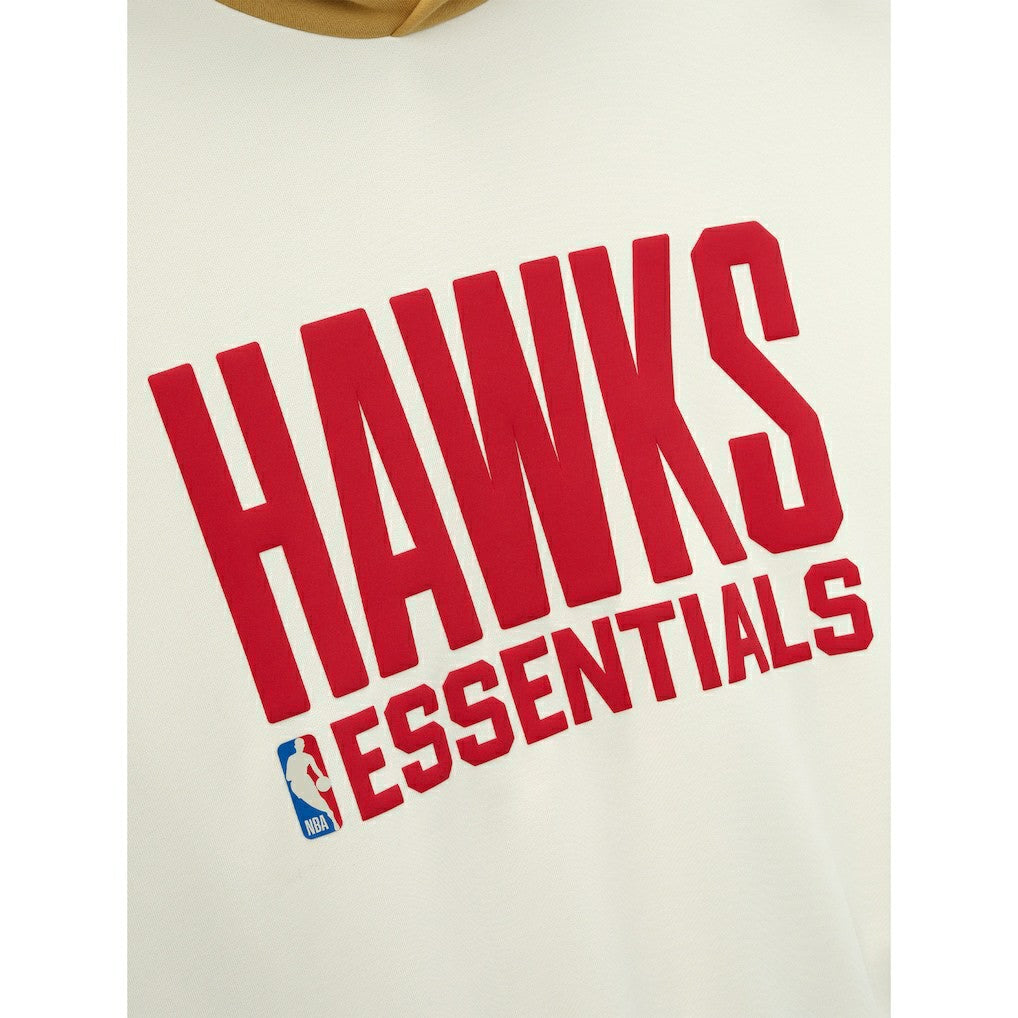 Atlanta Hawks Fear of God x NBA Unisex Sport Hoodie Cream/Yellow