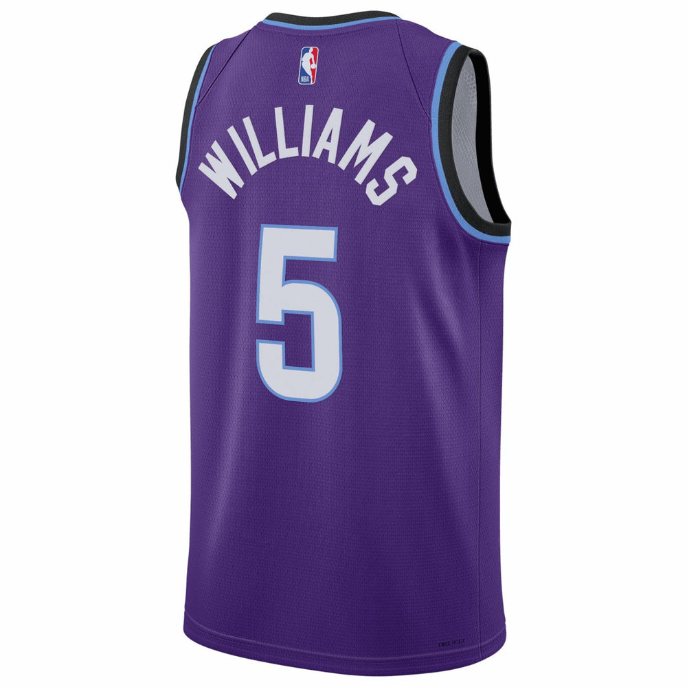 Nike Cody Williams Utah Jazz Unisex Swingman Jersey Icon Edition Purple