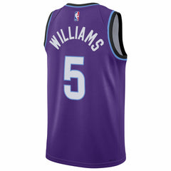 Nike Cody Williams Utah Jazz Unisex Swingman Jersey Icon Edition Purple