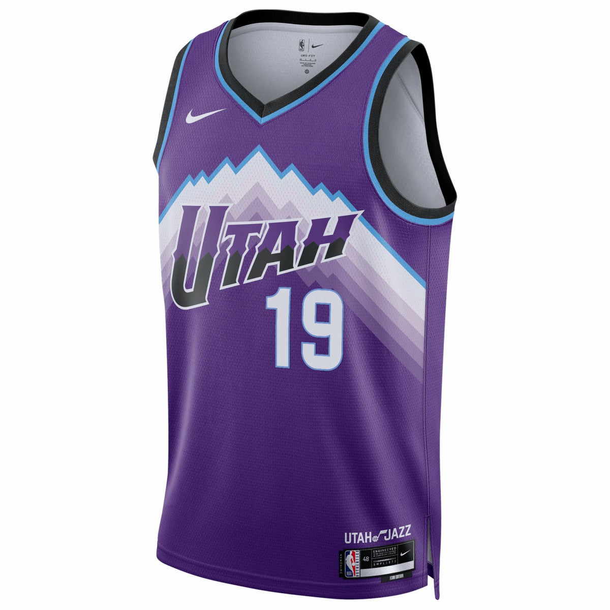 Nike Ace Bailey Utah Jazz Unisex Swingman Jersey Icon Edition Purple