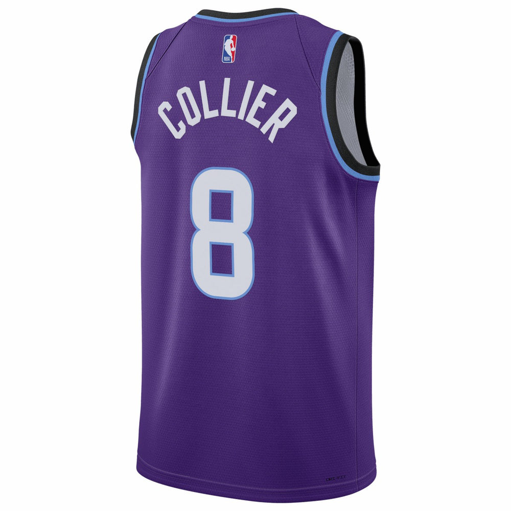 Nike Isaiah Collier Utah Jazz Unisex Swingman Jersey Icon Edition Purple