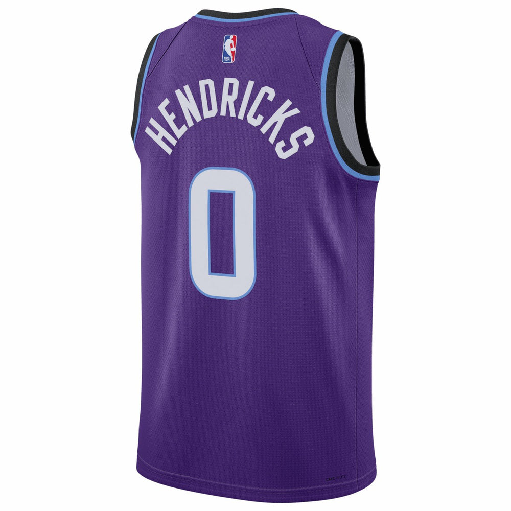 Nike Taylor Hendricks Utah Jazz Unisex Swingman Jersey Icon Edition Purple