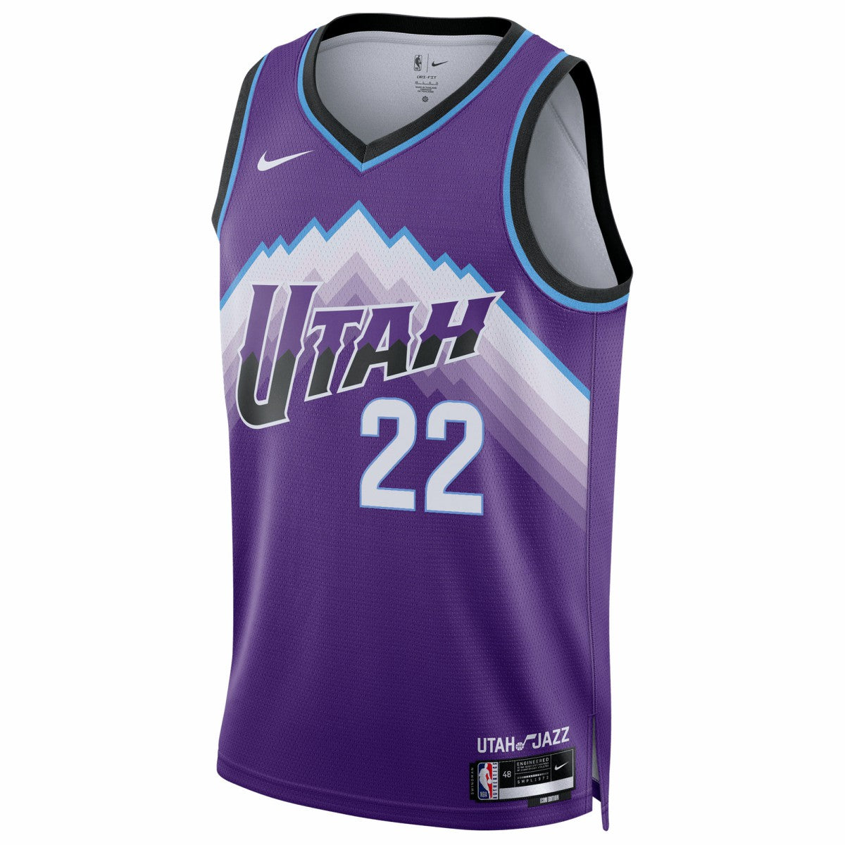 Nike Kyle Filipowski Utah Jazz Unisex Swingman Jersey Icon Edition Purple