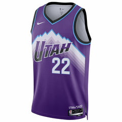 Nike Kyle Filipowski Utah Jazz Unisex Swingman Jersey Icon Edition Purple